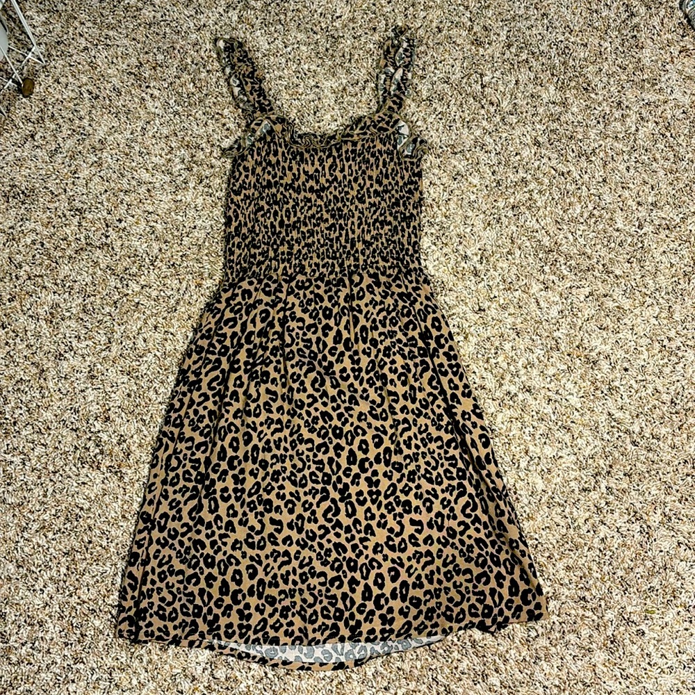 Cheetah print dress